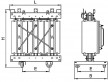 Трансформатор ТСЛ 25/6/0,4 с литой изоляцией фото чертежи завода производителя