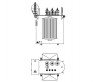Трехфазный масляный трансформатор 160 кВА фото чертежи завода производителя