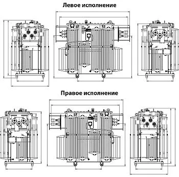 Фото чертежа ТМЗ 6300/10/0,4 Фото чертежа ТМЗ 6300/10/0,4